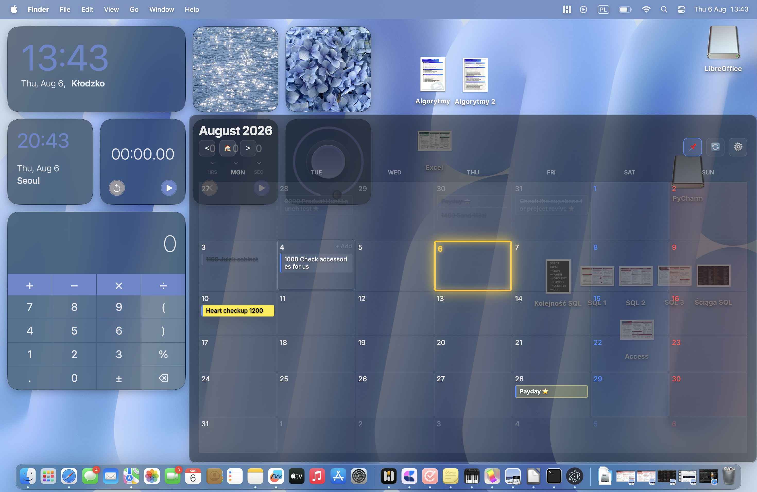 Calendar-On-Demand close-up on macOS
